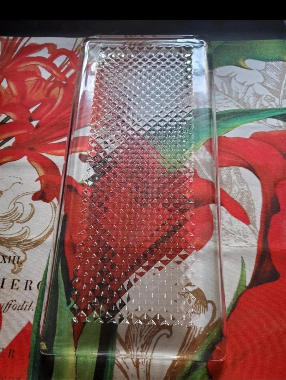 Fostoria Opulence Rectangular Glass Serving Tray
